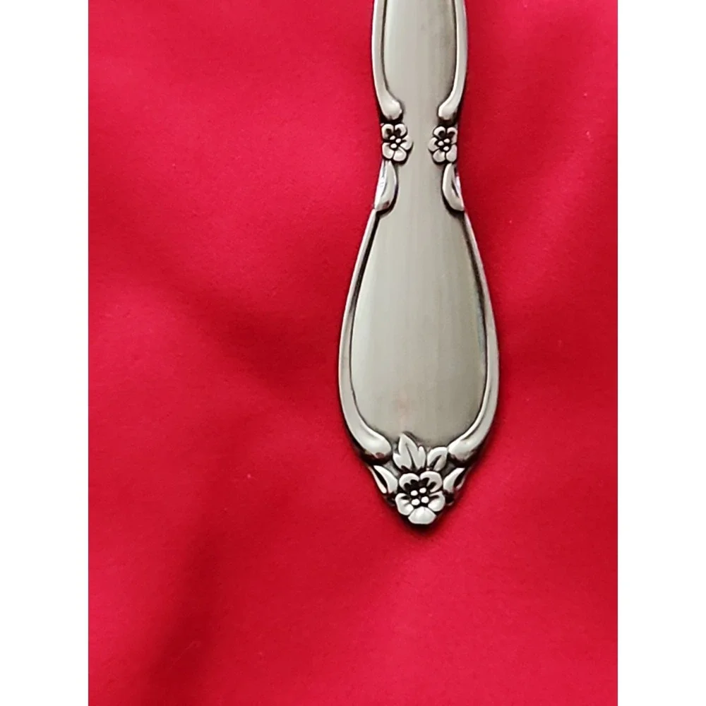 Oneida Chatelaine Serving Set 4pc Community Stainless Floral Fork Spoons